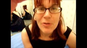 Amateur gives a blowjob in a stores dress in the dressing room