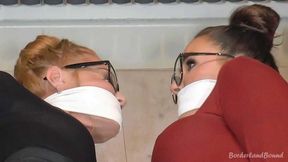 Scarlett & Jessica in: Up Close & Personal Pantyhose Writhings as Beautiful Ladies Reveal EXACTLY What Being Bound, Gagged & Robbed Felt Like!! (HD)