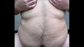 Chubby Guy Enjoys Nipple Play and Belly Wiggles in AmateurGay Solo Session