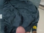 Cumshot on my briefs Tamod sa Brief Pinoy Jakol