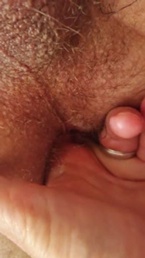 Hairy Ass Anal Massage Jerking Off Blowjob Finger in Asshole German Couple Hairy Balls and Cock