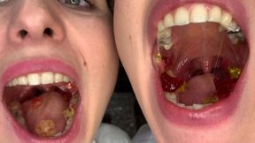 Gummy Chew Twin Mouth POV