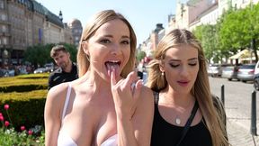 slutty blondes ria sunn and venera maxima enjoy lesbian sex session gp2804