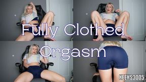 Fully Clothed Orgasm 4K