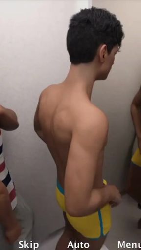 Fierce dispute for bigger dick between straight guys.   Clip 3