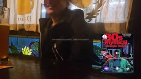 She&#039;s having fun in a bar with her remote-controlled toy to the sound of Stranger Things. She asks them to stop... r&hellip;