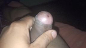 Masturbating