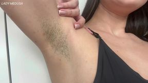 Post Workout Sweaty and Hairy Armpits Humiliation Worship