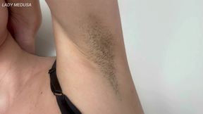 Post Workout Sweaty and Hairy Armpits Humiliation Worship