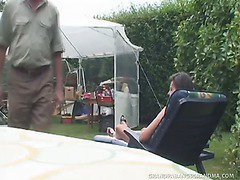 Grey-Haired Granny Sofie Gets A Double Dipping Of Big Cock