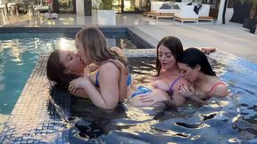 Onlyfans Angela White, Mia Malkova, Francia James and Sophie Dee - We turned up the Heat In this ...