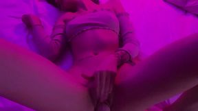 sweet huge dildo in me - arina fox