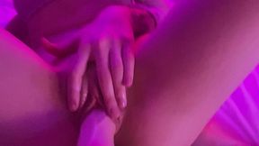sweet huge dildo in me - arina fox
