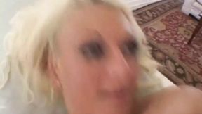 Blonde bombshell gets pounded in raw anal&#x1F44C; action like a filthy little freak