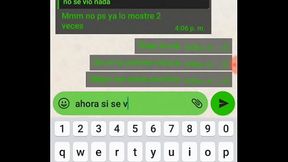 Video llamada y me muestra su pack