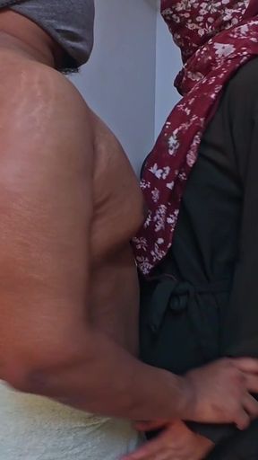 Iconic moment from "Malaysian Hijab Girl Is Home Alone And Has Sex With Brother-In-Law"