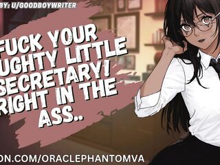 [F4M] Your Hawt Secretary Lets U Screw Her Taut Butt After Hours -- Audio Porn