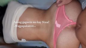 filipina in pink thong panties doggystyle role playing