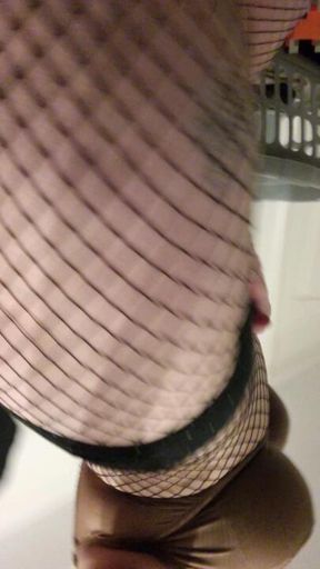 A portrait in fishnets haha