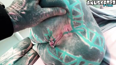 Sexy Dreadhead Tattooed Girl Gets Fucked Hard and Covered in Cum