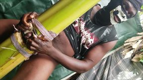 Masturbator have back again with a plantain cum hot
