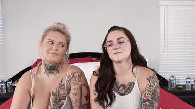 Raw casting Desperate Amateurs Mila Barbie Iris C Stylex getting their pussies stretched out