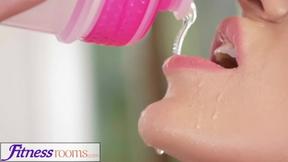 ”Gym MILF Deepthroats Instructor's Meat”