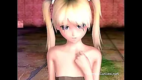 Curvy Tiny Hentai Cutie Embraces Busty Thrills in Steamy Solo Adventure