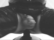 Big dildo play in chastity