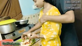 Desi Sister Kitchen Apple Cutting Fucked By Brother