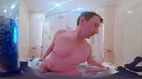 Vr Showering Chubby Hairy Uncut