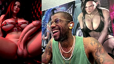 Transgender Girl Jerking Off Her Pure Uncut Girl Cock And Cumming, AI Generated