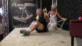 1 on 1 Bondage Escape Challenge in Vienna - A new Challenge for Dany Blonde with Lena King - Full Clip wmv