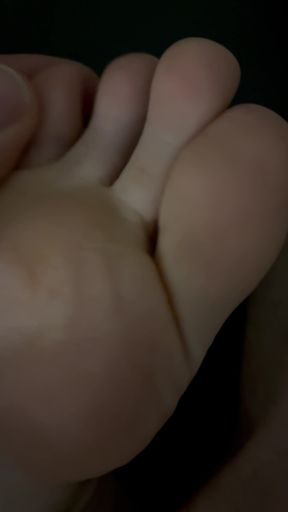 I'm standing on feet