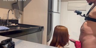 Neighbor Catches Me in the Kitchen, Eats Me and Makes Me Breastfeed
