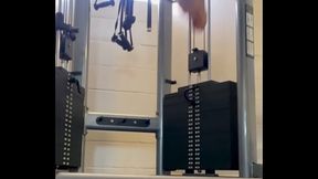 Pulling Up Bulge in Gym(SFW)