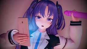 Hayase Yuuka Relaxing