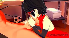 Naruto Hentai 3D - Sarada Handjob Blowjob to Naruto and cum in her mouth - Hentai Hard