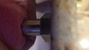 Homemade sounding rod from half inch diameter stainless bolt