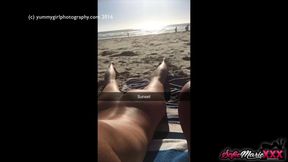 Naughty MILF Sofie Marie takes snaps and has fun in the sun