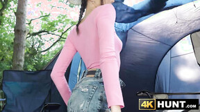 ”Petite Isabella De Laa betrays her partner by spreading her silky legs to anothe”