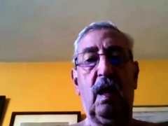 grandpa stroke on webcam