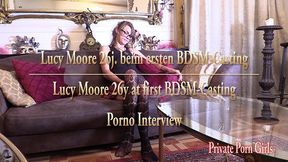 porno interview mit lucy moore 26j. beim bdsm casting