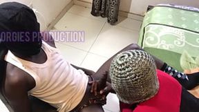 Mature wife gives a sloppy BBBJ to her black stud