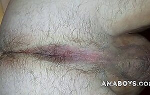 Amateur Anal Milking with Sex Toy & Cumshot