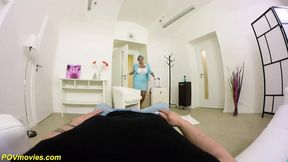 First POV with my monster tit girlfriend