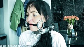 Handcuffed and chained Police Woman Part 3 *wmv version*