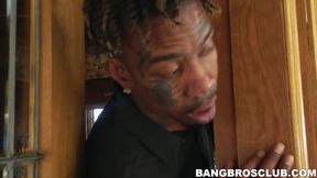 Tantalizing Mandy Muse lets black man fuck her ass hole
