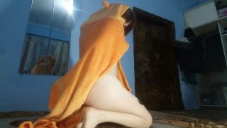 Umaru-chan Cosplayer 骑着鸡巴和他妈的后入式