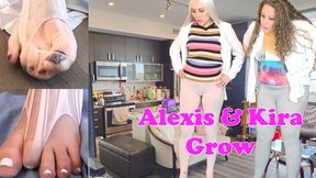 Alexis And Kira Grow - Nerdy Shoe, Panty, Socks Clothing Distruction[HD]